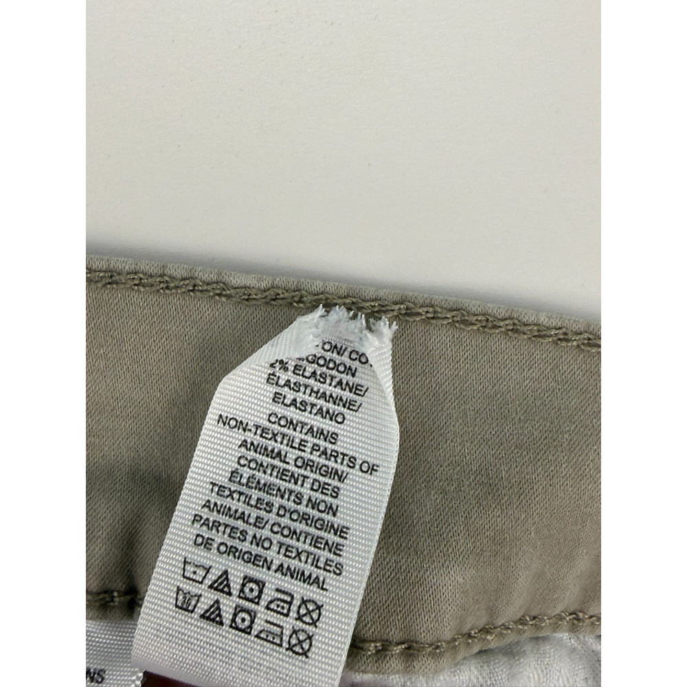 Lucky Brand 121 Slim Straight Pants Mens 34x30 Khaki Tan Stretch Chino - Picture 5 of 9